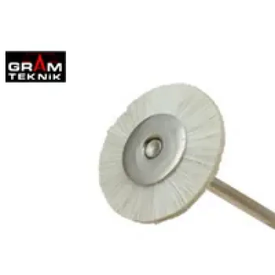 Mendrenli Beyaz Keçi Kılı Fırça 1.9cm Mendrenli Beyaz Keçi Kılı Fırça 1.9cm