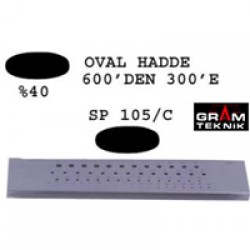 Oval Hadde 600-300