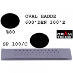 Oval Hadde 600-300