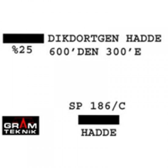 Dikdörtgen Hadde 600-300 GR-0954 Dikdörtgen Hadde 600-300 GR-0954