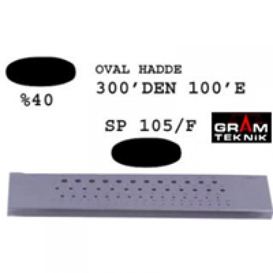 Oval Hadde 300-100 GR-0971 Oval Hadde 300-100 GR-0971