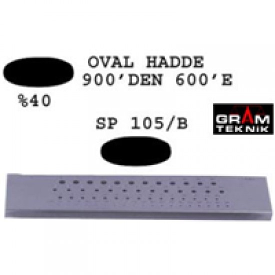Oval Hadde 900-600 GR-0969