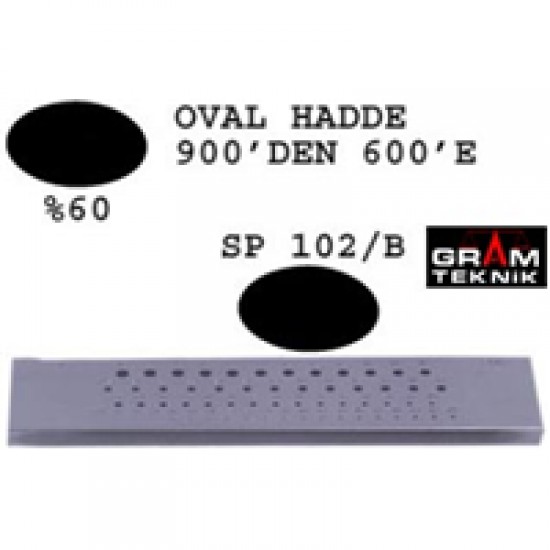 Oval Hadde 900-600 GR-0975 Oval Hadde 900-600 GR-0975