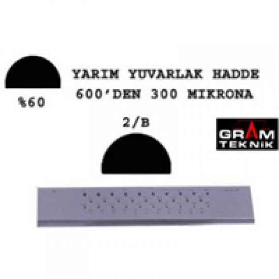 Yarım Yuvarlak Hadde 600-300 Yarım Yuvarlak Hadde 600-300