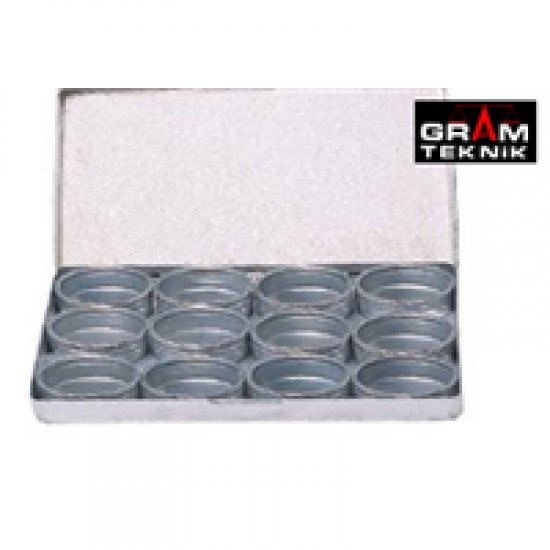 Taş Kabı Metal 12li Metal Kap Taş Kabı Metal 12li Metal Kap