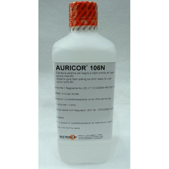 Auricor 106N Rose Altın Rengi Kaplama Suyu Auricor 106N Rose Altın Rengi Kaplama Suyu