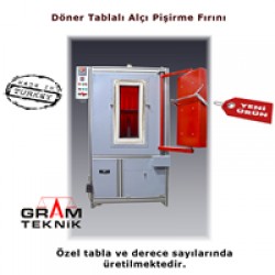 Döner Bir Tablalı Alçı Pişirme Makinesi