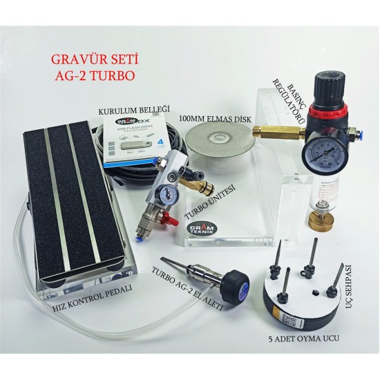 Ag-2 Turbo Gravür Seti Ag-2 Turbo Gravür Seti
