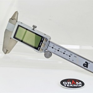 Dijital Kumpas 10 cm Metal Kasa