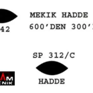 Mekik Hadde 600-300 GR-0990 Mekik Hadde 600-300 GR-0990