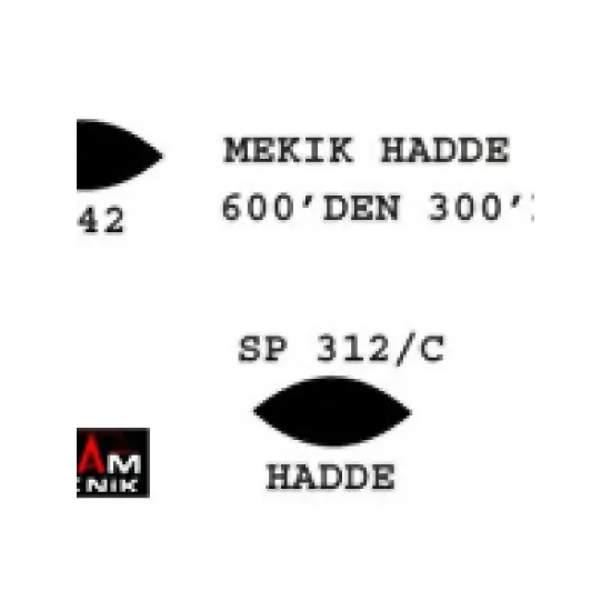 Mekik Hadde 600-300 GR-0990 Mekik Hadde 600-300 GR-0990
