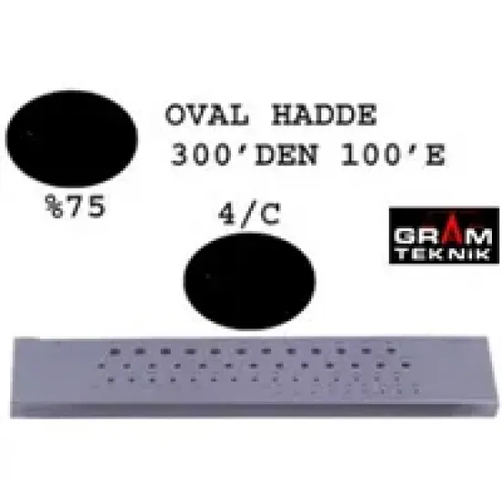 Oval Hadde 300-100 GR-0980