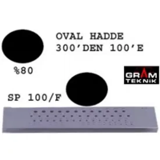 Oval Hadde 300-100 GR-0983 Oval Hadde 300-100 GR-0983