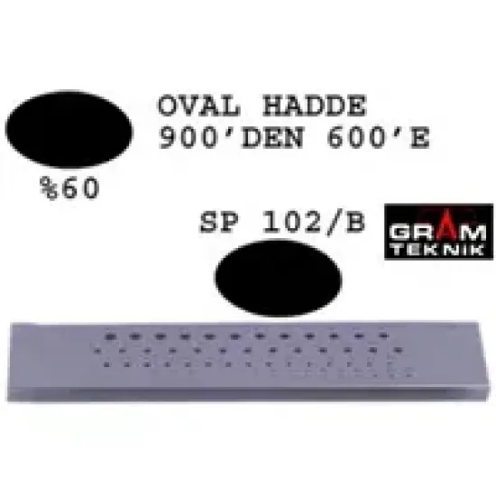 Oval Hadde 900-600 GR-0975 Oval Hadde 900-600 GR-0975