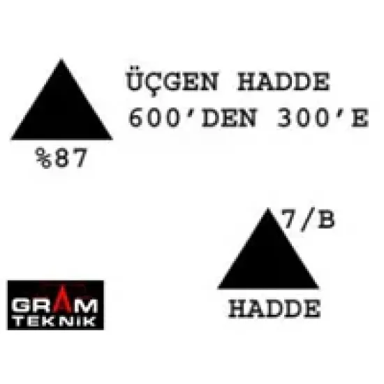 Üçgen Hadde 600-300 Üçgen Hadde 600-300