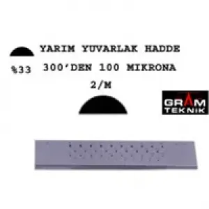 Yarım Yuvarlak Hadde 2m 300-100 Yarım Yuvarlak Hadde 2m 300-100