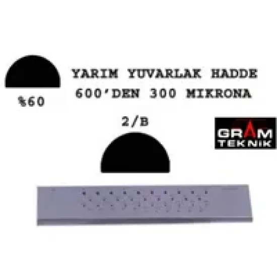 Yarım Yuvarlak Hadde 600-300 Yarım Yuvarlak Hadde 600-300