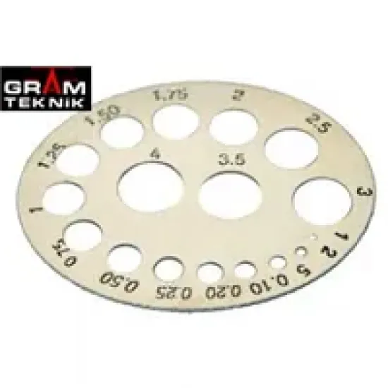 Oval Taş Ölçeği 0,01ct 4ct Oval Taş Ölçeği 0,01ct 4ct