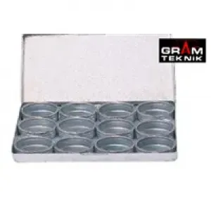 Taş Kabı Metal 12'li Metal Kap Taş Kabı Metal 12'li Metal Kap