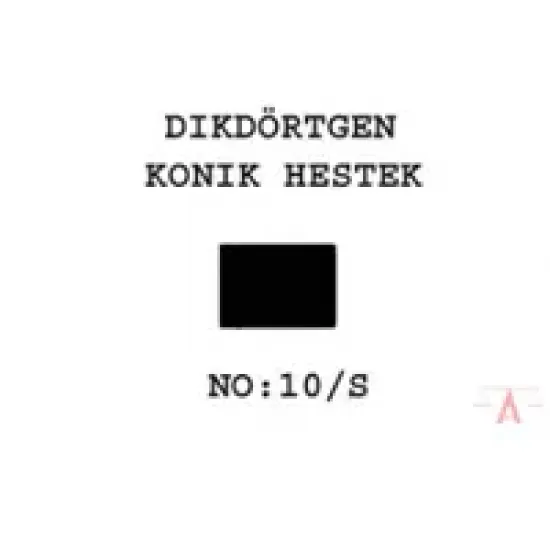 Konik Dikdörtgen Heştek 4x2,8-14x10 Konik Dikdörtgen Heştek 4x2,8-14x10