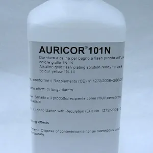 Auricor 101N 14 Ayar Altın Rengi Kaplama Suyu Auricor 101N 14 Ayar Altın Rengi Kaplama Suyu