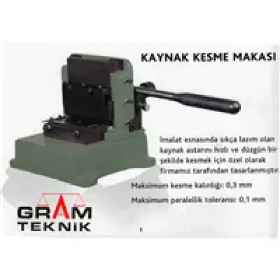 Kaynak Kesme Makinesi Kaynak Kesme Makinesi