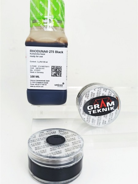 10 Cc Rodyum 275 Umicore Siyah Kalem