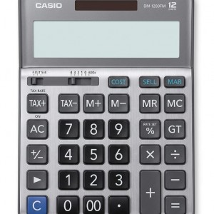 Casio DM-1200 Fm 12 Digit Hesap Makinası Casio DM-1200 Fm 12 Digit Hesap Makinası