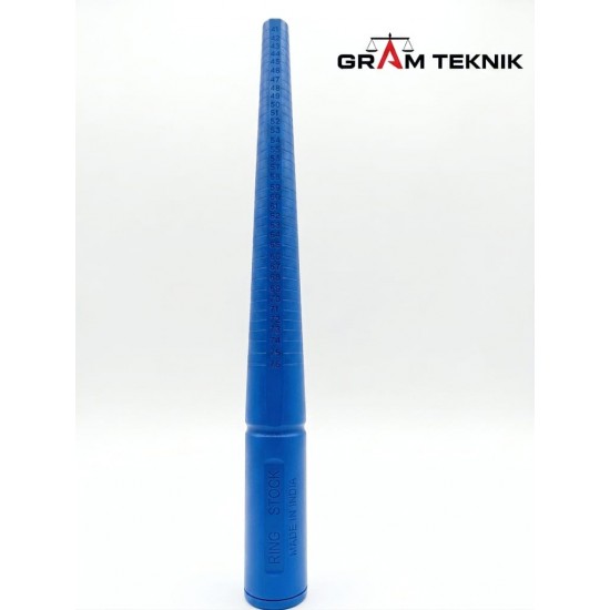 Plastik Yüzük Ölçü Malafası – Yerli & Avrupa Ölçülü (13-24 Numara / 41-76 mm)