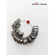 Yüzük Ölçü Halkası Kalın (6mm)